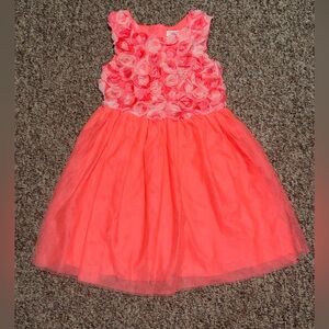 NWT children’s Place Coral Floral Kids Dress, size 10 new with tags